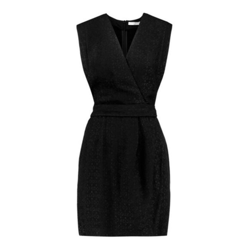 NWT WOMENS Sandro Paris Black H16 Jane Cocktail Dress Size 1🖤👗
